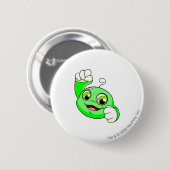 Kikoの白熱 缶バッジ (正面&裏面)