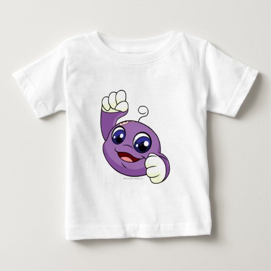 Kikoの紫色 ベビーTシャツ (正面)