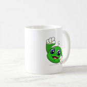 Kikoの緑 コーヒーマグカップ (正面右)