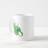 Kikoの緑 コーヒーマグカップ (正面左)