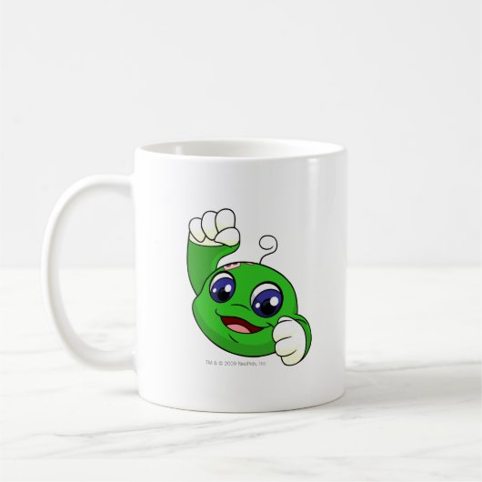 Kikoの緑 コーヒーマグカップ (左)