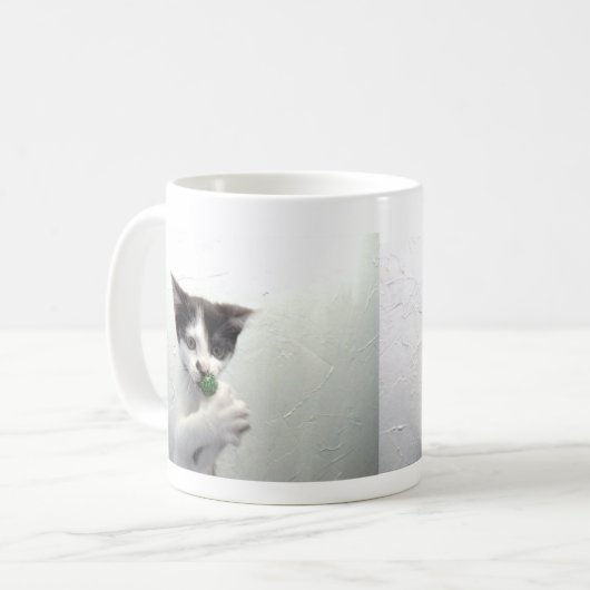 Kikoのlolcatのマグは"beleev Iのizの巻き枠に得ました" コーヒーマグカップ (正面左)