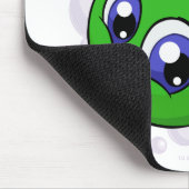 Kiko湖を通ってswishing緑のKiko マウスパッド (コーナー)