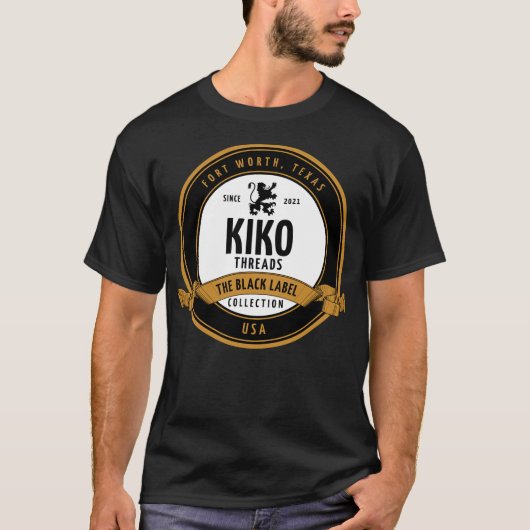 Kiko Thread's Black Labelコレクション Tシャツ (正面)