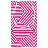 kikou (Turtle shell) [pink] - Japanese Pattern スモールペーパーバッグ (裏面)