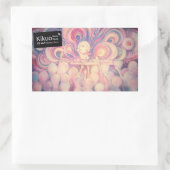 Kikuo Music Radio / Hoshi-kun DJ Sticker 長方形シール (バッグ)