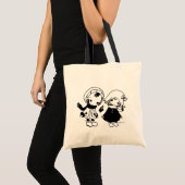 Kikuo Music Radio / Hoshi-kun Tsuki-chan tote bag トートバッグ (正面(商品))