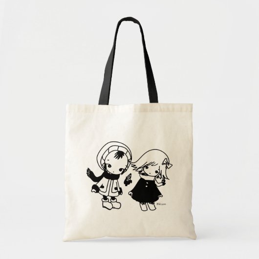 Kikuo Music Radio / Hoshi-kun Tsuki-chan tote bag トートバッグ (正面)