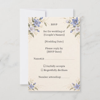 Kikyo Wedding RSVP Card