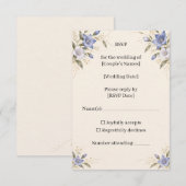 Kikyo Wedding RSVP Card (正面/裏面)
