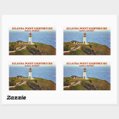 Kilaea Point Light house, Kauai, Hawaiiスタンプ 長方形シール (シート)