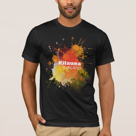 Kilaueaの火山 Tシャツ (正面)
