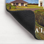 Kilaueaポイント灯台、Kaua'iのHawai'iのマウスパッド マウスパッド (コーナー)