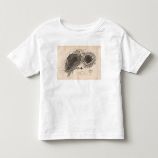Kilauea、ハワイの噴火口 トドラーTシャツ (正面)
