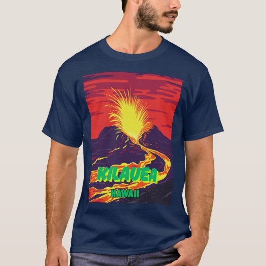 Kilauea Volcano Tシャツ (正面)