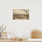 Kilburn and Gates Cottage furniture manufactory ポスター (キッチン)