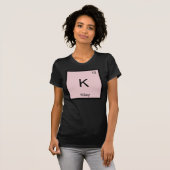 Kiley 名前 化学 元素 周期表 tシャツ (正面フル)