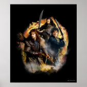 KILI、BILBO BAGGINS™、THORIN OAKENSHIELD™ Art ポスター (正面)
