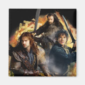 KILI、BILBO BAGGINS™、THORIN OAKENSHIELD™ Art マグネット (正面)