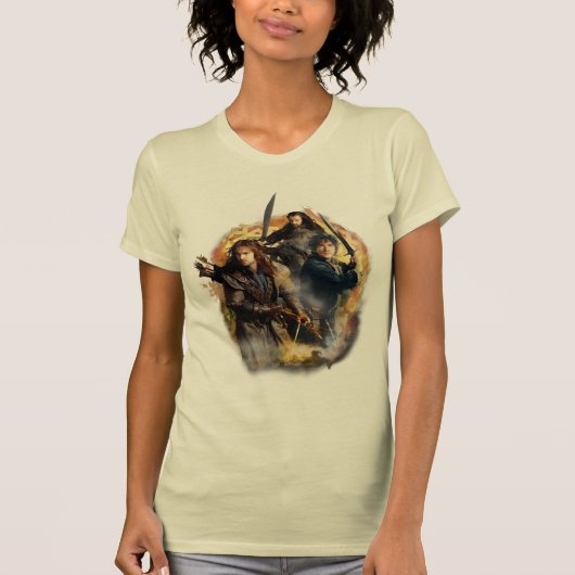 KILI、BILBO BAGGINS™、THORIN OAKENSHIELD™ Art Tシャツ (正面)