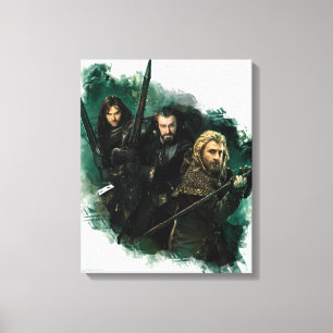 Kili、THORIN OAKENSHIELD™、及びFiliのグラフィック キャンバスプリント