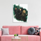 Kili、THORIN OAKENSHIELD™、Fili Graphic キャンバスプリント (インサイチュ (リビング))