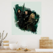 Kili、THORIN OAKENSHIELD™、Fili Graphic ポスター (キッチン)