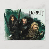 Kili、THORIN OAKENSHIELD™、Fili Graphic ポストカード (正面)