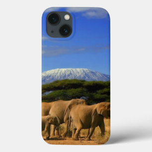 Kilimanjaroおよび象 iPhone 13ケース