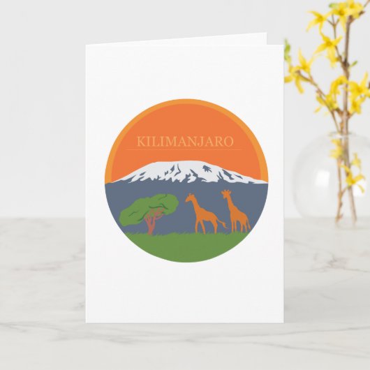 Kilimanjaro カード (黄色い花)