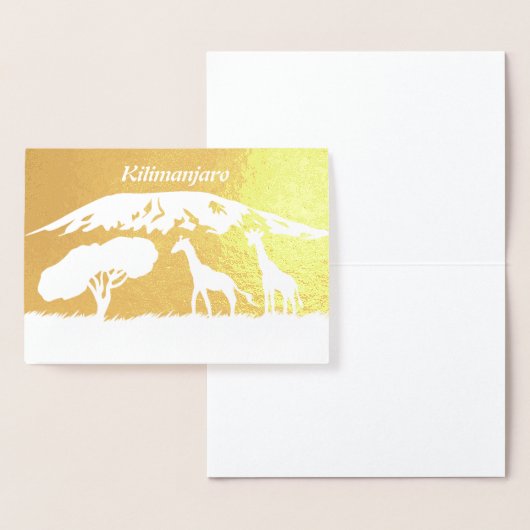 Kilimanjaro 箔カード (ディスプレー)