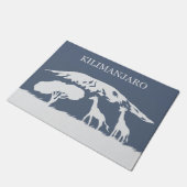 Kilimanjaro (青い) ドアマット (アングル)