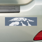 Kilimanjaro (青い) バンパーステッカー (車上)
