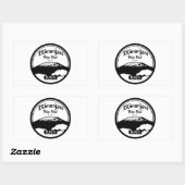 Kilimanjaro 'pole' – ゆっくり行く 長方形シール (シート)