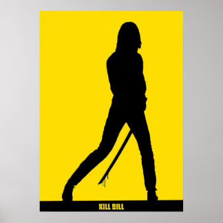 KILL BILLシルエットミニマル ポスター