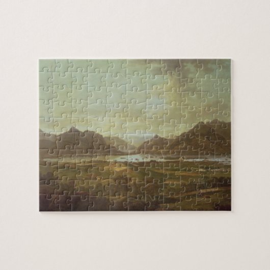 Killarney、Irelの湖そして山の眺め ジグソーパズル (横)