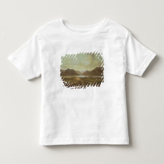 Killarney、Irelの湖そして山の眺め トドラーTシャツ (正面)