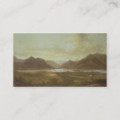 Killarney、Irelの湖そして山の眺め 名刺 (裏面)