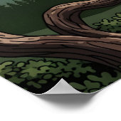 Killarney national park vintage travel ポスター (角)