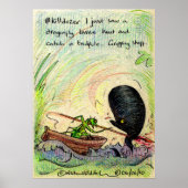 @killdozer irkafirkaプリント ポスター (正面)