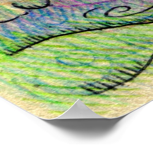 @killdozer irkafirkaプリント ポスター (角)