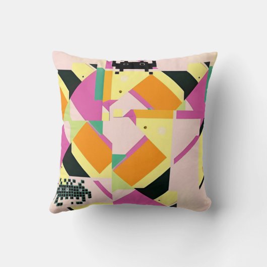 Killed Them with Memphis Designed Kindness クッション (裏面)