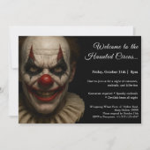 Killer Clown | Halloween Costume Party Invitation 招待状 (正面)