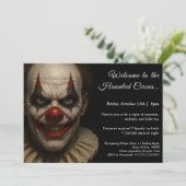 Killer Clown | Halloween Costume Party Invitation 招待状 (スタンド正面)