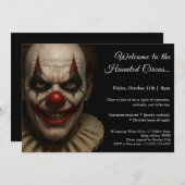 Killer Clown | Halloween Costume Party Invitation 招待状 (正面/裏面)