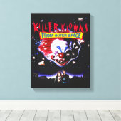 Killer Klowns Clowns From Outer Space Movie Horror キャンバスプリント (インサイチュ (ウッドフロア))