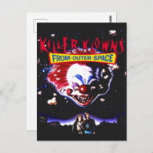 Killer Klowns Clowns From Outer Space Movie Horror ポストカード (正面/裏面)