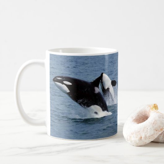Killer whale コーヒーマグカップ (ドーナツ)