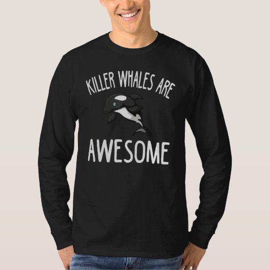Killer Whale Apparel  Top Whales  Design Tシャツ (正面)