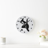 Killer Whale Design ラウンド壁時計 (ホーム)